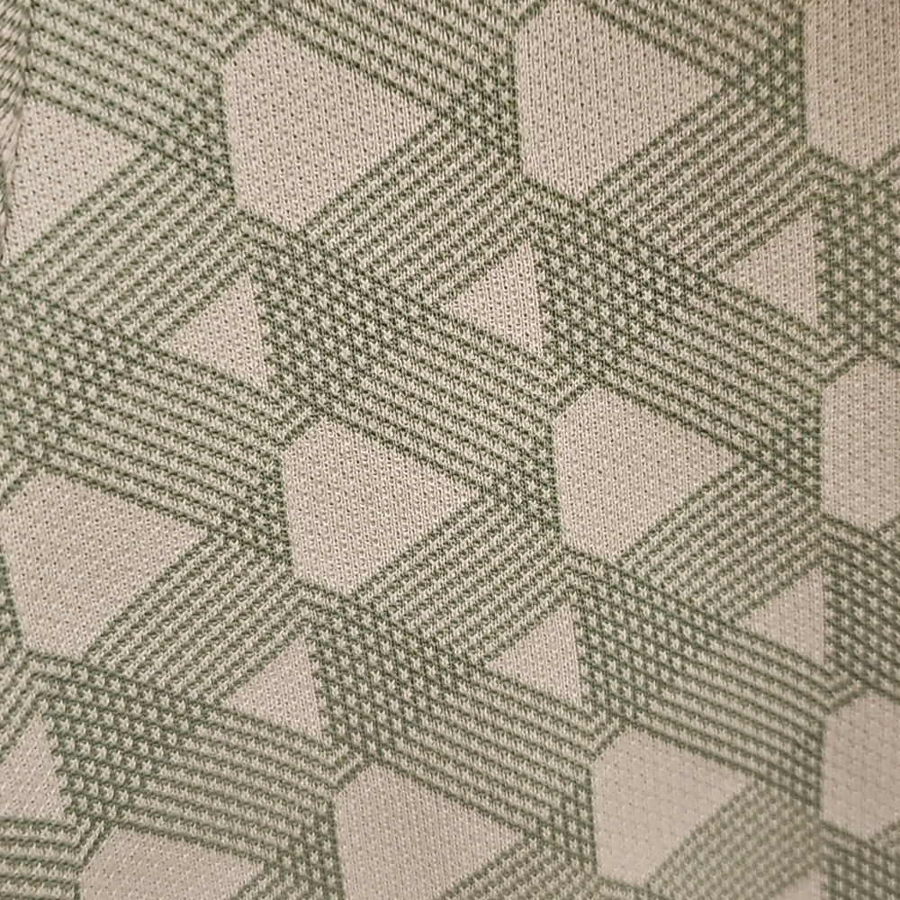 Women’s Light Green Patterned Button-Up Jacket - Picture 3 of 6